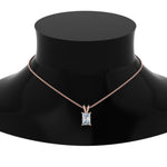 Load image into Gallery viewer, 0.25 Ctw To 1 Ctw Radiant Lab Diamond Solitaire Pendant For Women 14K Gold
