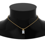 Load image into Gallery viewer, 0.25 Ctw To 1 Ctw Radiant Lab Diamond Solitaire Pendant For Women 14K Gold
