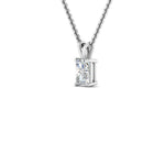 Load image into Gallery viewer, 0.25 Ctw To 1 Ctw Radiant Lab Diamond Solitaire Pendant For Women 14K Gold
