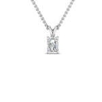 Load image into Gallery viewer, 0.25 Ctw To 1 Ctw Radiant Lab Diamond Solitaire Pendant For Women 14K Gold
