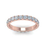 Load image into Gallery viewer, 0.25 - 5 Carat Round Cut Lab Grown Eternity Wedding Band For Women 14k Gold
