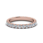 Load image into Gallery viewer, 0.25 - 5 Carat Round Cut Lab Grown Eternity Wedding Band For Women 14k Gold
