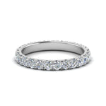 Load image into Gallery viewer, 0.25 - 5 Carat Round Cut Lab Grown Eternity Wedding Band For Women 14k Gold
