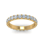 Load image into Gallery viewer, 0.25 - 5 Carat Round Cut Lab Grown Eternity Wedding Band For Women 14k Gold
