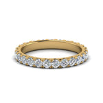 Load image into Gallery viewer, 0.25 - 5 Carat Round Cut Lab Grown Eternity Wedding Band For Women 14k Gold
