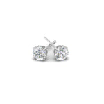 Load image into Gallery viewer, 0.25 To 5 Carat Lab Diamond Round Stud Earring 14K Gold
