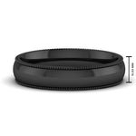 Load image into Gallery viewer, 2MM To 6MM Milgrain Comfort Fit Stack Anniversary Ring
