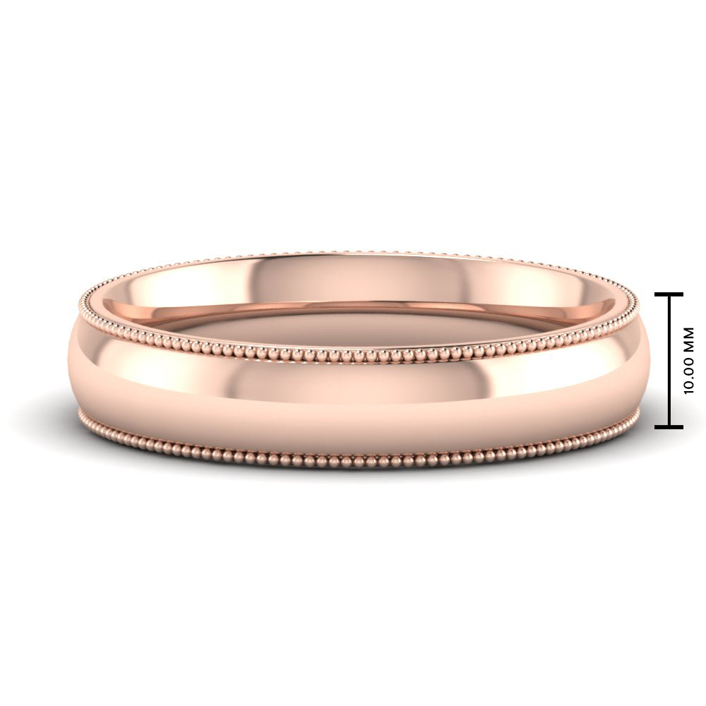2MM To 6MM Milgrain Comfort Fit Stack Anniversary Ring