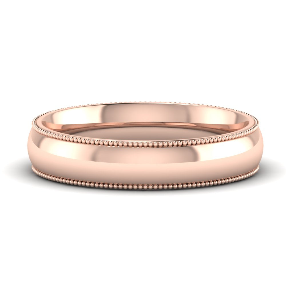 2MM To 6MM Milgrain Comfort Fit Stack Anniversary Ring
