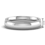 Load image into Gallery viewer, 2MM To 6MM Milgrain Comfort Fit Stack Anniversary Ring
