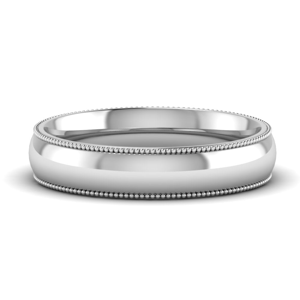 2MM To 6MM Milgrain Comfort Fit Stack Anniversary Ring