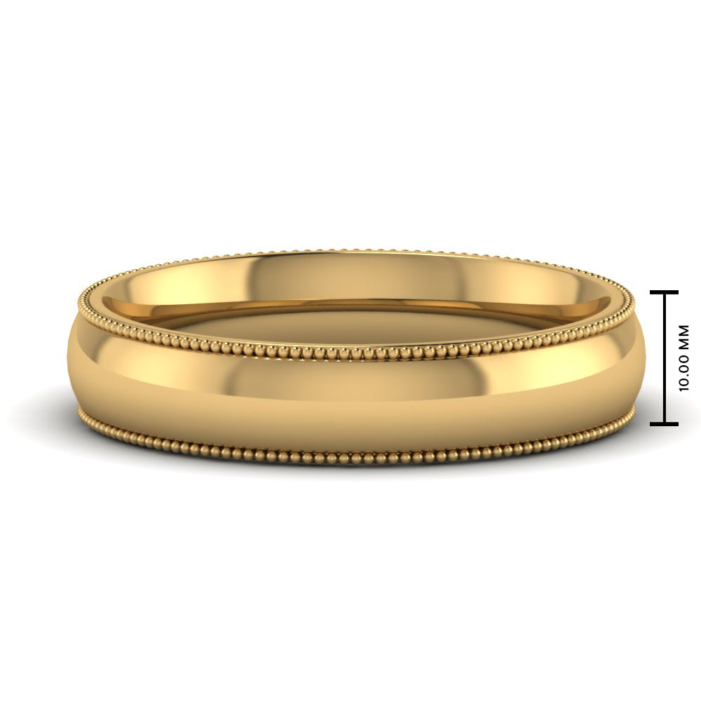 2MM To 6MM Milgrain Comfort Fit Stack Anniversary Ring