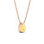 Load image into Gallery viewer, 2-carat-bezel-pear-water-drop-vivid-yellow-solitaire-pendant-in-rose-gold-fdpd10538pegvyellowangle3-2.00ct-nl-rg.jpg?v=1787819662