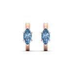 Load image into Gallery viewer, 2-carat-blue-lab-grown-diamond-marquise-cut-huggie-hoop-earrings-in-rose-gold-fdear11842mqgvblueangle2-2.00ct-nl-rg.jpg?v=1792994593