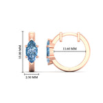 Load image into Gallery viewer, 2-carat-blue-lab-grown-diamond-marquise-cut-huggie-hoop-earrings-in-rose-gold-fdear11842mqgvblueangle3-2.00ct-nl-rg-hw.jpg?v=1792994593