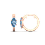 Load image into Gallery viewer, 2-carat-blue-lab-grown-diamond-marquise-cut-huggie-hoop-earrings-in-rose-gold-fdear11842mqgvblueangle3-2.00ct-nl-rg.jpg?v=1792994593