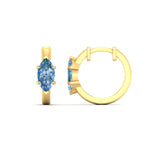 Load image into Gallery viewer, 2-carat-blue-lab-grown-diamond-marquise-cut-huggie-hoop-earrings-in-yellow-gold-fdear11842mqgvblueangle3-2.00ct-nl-yg.jpg?v=1792994593