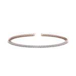 Load image into Gallery viewer, 2 To 15 Carat Lab Diamond Tennis Bracelet For Women 14K Gold
