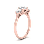 Load image into Gallery viewer, 2 Carat Lab Grown Diamond 3 Stone Engagement Ring 14K Rose Gold
