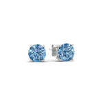 Load image into Gallery viewer, 2-carat-fancy-color-lab-grown-round-vivid-blue-stud-earrings-in-white-gold-fdear10411rogvblueangle1-2.00ct-nl-wg.jpg?v=1786968027