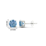Load image into Gallery viewer, 2-carat-fancy-color-lab-grown-round-vivid-blue-stud-earrings-in-white-gold-fdear10411rogvblueangle2-2.00ct-nl-wg-hw.jpg?v=1786968026