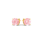 Load image into Gallery viewer, Fancy Lab Colored Diamond Round Cut Stud Earring