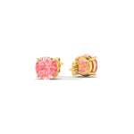 Load image into Gallery viewer, 2-carat-fancy-color-lab-grown-round-vivid-pink-stud-earrings-in-yellow-gold-fdear10411rogvpinkangle4-2.00ct-nl-yg.jpg?v=1786968027