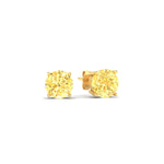 Load image into Gallery viewer, 2-carat-fancy-color-lab-grown-round-vivid-yellow-stud-earrings-in-yellow-gold-fdear10411rogvyellowangle1-2.00ct-nl-yg.jpg?v=1786968026