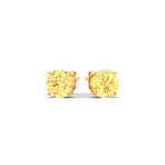 Load image into Gallery viewer, 2-carat-fancy-color-lab-grown-round-vivid-yellow-stud-earrings-in-yellow-gold-fdear10411rogvyellowangle3-2.00ct-nl-yg.jpg?v=1786968026