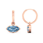 Load image into Gallery viewer, 2-carat-marquise-vivid-blue-dangling-huggie-earrings-for-women-in-rose-gold-fdear11725gvblueangle3-2.00ct-nl-rg.jpg?v=1788429093