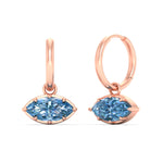 Load image into Gallery viewer, 2-carat-marquise-vivid-blue-dangling-huggie-earrings-for-women-in-rose-gold-fdear11725gvblueangle4-2.00ct-nl-rg.jpg?v=1788429093