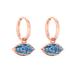 Load image into Gallery viewer, 2-carat-marquise-vivid-blue-dangling-huggie-earrings-for-women-in-rose-gold-fdear11725gvblueangle5-2.00ct-nl-rg.jpg?v=1788429093