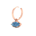 Load image into Gallery viewer, 2-carat-marquise-vivid-blue-dangling-huggie-earrings-for-women-in-rose-gold-fdear11725gvblueangle6-2.00ct-nl-rg.jpg?v=1788429093