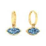 Load image into Gallery viewer, 2-carat-marquise-vivid-blue-dangling-huggie-earrings-for-women-in-yellow-gold-fdear11725gvblueangle1-2.00ct-nl-yg.jpg?v=1788429093