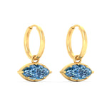 Load image into Gallery viewer, 2-carat-marquise-vivid-blue-dangling-huggie-earrings-for-women-in-yellow-gold-fdear11725gvblueangle5-2.00ct-nl-yg.jpg?v=1788429092