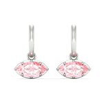 Load image into Gallery viewer, 2-carat-marquise-vivid-pink-dangling-huggie-earrings-for-women-in-white-gold-fdear11725gvpinkangle2-2.00ct-nl-wg.jpg?v=1788429092