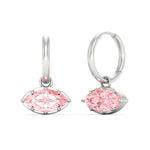 Load image into Gallery viewer, 2-carat-marquise-vivid-pink-dangling-huggie-earrings-for-women-in-white-gold-fdear11725gvpinkangle4-2.00ct-nl-wg.jpg?v=1788429093