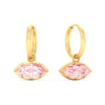 Load image into Gallery viewer, 2-carat-marquise-vivid-pink-dangling-huggie-earrings-for-women-in-yellow-gold-fdear11725gvpinkangle1-2.00ct-nl-yg.jpg?v=1788429093