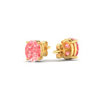 Load image into Gallery viewer, 2-carat-oval-cut-vivid-pink-diamond-stud-earrings-in-yellow-gold-fdear10411ovgvpinkangle4-2.00ct-nl-yg.jpg