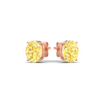Load image into Gallery viewer, 2-carat-oval-cut-vivid-yellow-diamond-stud-earrings-in-rose-gold-fdear10411ovgvyellowangle3-2.00ct-nl-rg.jpg