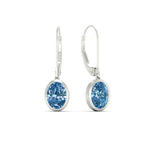 Load image into Gallery viewer, 2-carat-oval-shaped-bezel-vivid-blue-leverback-earrings-in-white-gold-fdear11736ovgvblueangle1-2.00ct-nl-wg.jpg