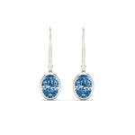 Load image into Gallery viewer, 2-carat-oval-shaped-bezel-vivid-blue-leverback-earrings-in-white-gold-fdear11736ovgvblueangle2-2.00ct-nl-wg.jpg