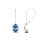 Load image into Gallery viewer, 2-carat-oval-shaped-bezel-vivid-blue-leverback-earrings-in-white-gold-fdear11736ovgvblueangle3-2.00ct-nl-wg.jpg