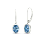 Load image into Gallery viewer, 2-carat-oval-shaped-bezel-vivid-blue-leverback-earrings-in-white-gold-fdear11736ovgvblueangle4-2.00ct-nl-wg.jpg