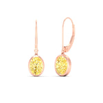 Load image into Gallery viewer, 2-carat-oval-shaped-bezel-vivid-yellow-leverback-earrings-in-rose-gold-fdear11736ovgvyellowangle4-2.00ct-nl-rg.jpg
