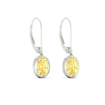 Load image into Gallery viewer, 2-carat-oval-shaped-bezel-vivid-yellow-leverback-earrings-in-white-gold-fdear11736ovgvyellowangle5-2.00ct-nl-wg.jpg