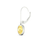 Load image into Gallery viewer, 2-carat-oval-shaped-bezel-vivid-yellow-leverback-earrings-in-white-gold-fdear11736ovgvyellowangle6-2.00ct-nl-wg.jpg