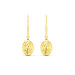 Load image into Gallery viewer, 2-carat-oval-shaped-bezel-vivid-yellow-leverback-earrings-in-yellow-gold-fdear11736ovgvyellowangle2-2.00ct-nl-yg.jpg