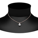 Load image into Gallery viewer, Round Cut Lab Diamond 4 Prong Solitaire Pendant For Women
