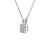 Load image into Gallery viewer, Round Cut Lab Diamond 4 Prong Solitaire Pendant For Women
